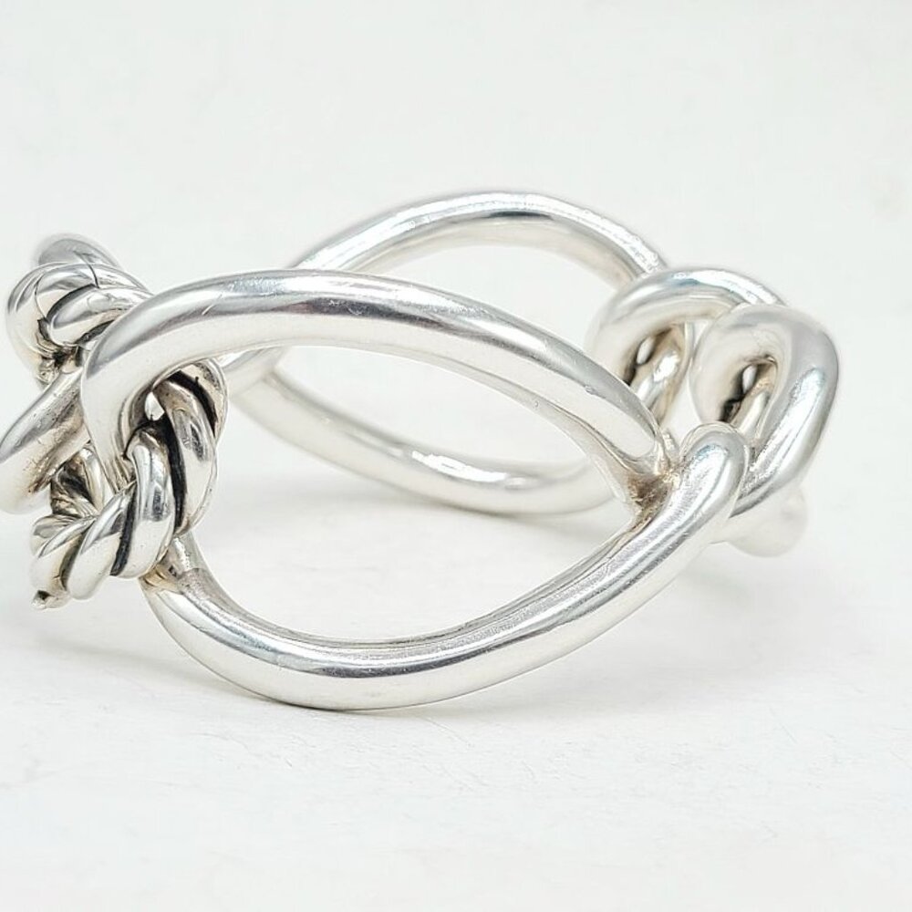David Yurman Bold Continuance Bracelet in Sterling Silver - 33mm - RARE - Picture 9 of 13